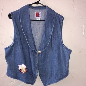 vintage denim vest!
